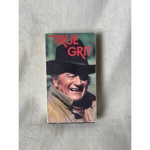 True Grit vintage VHS movie